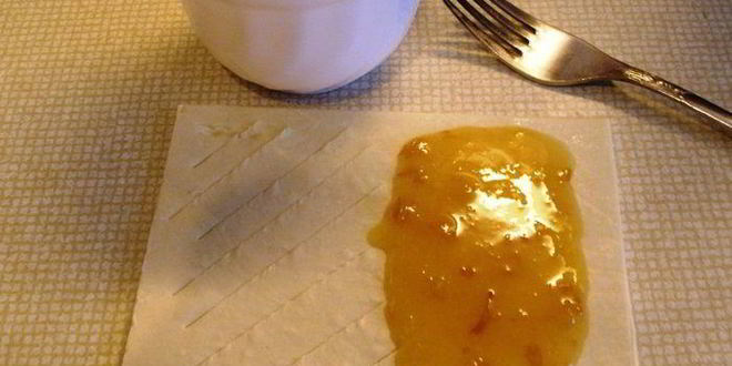 Рецепт слоек с абрикосовым джемом и сливовым конфитюром