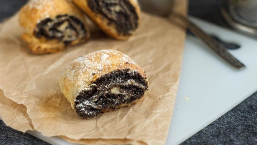 Рецепт слоек с маком