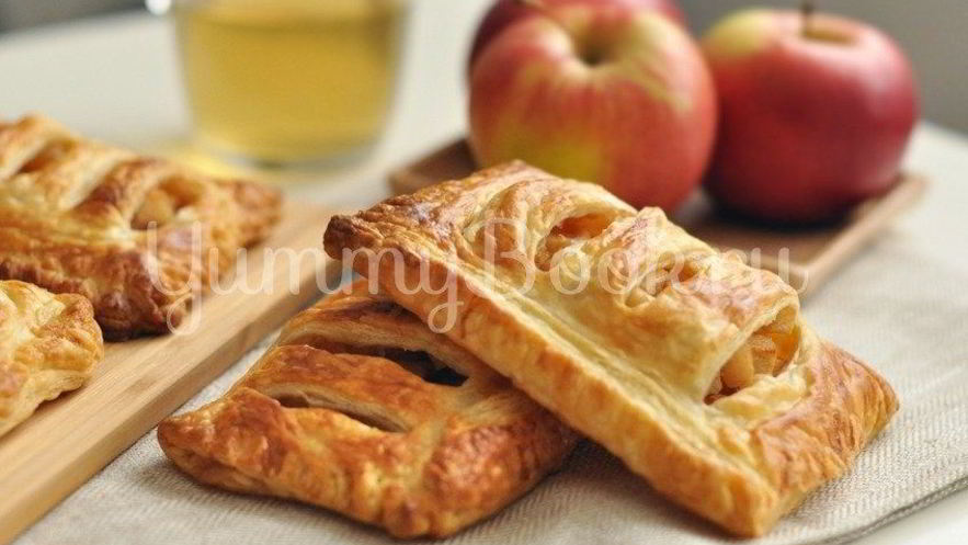 Рецепт слоек с яблоками