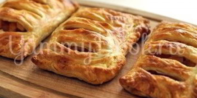 Рецепт слоек с яблоками