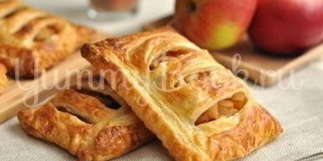 Рецепт слоек с яблоками