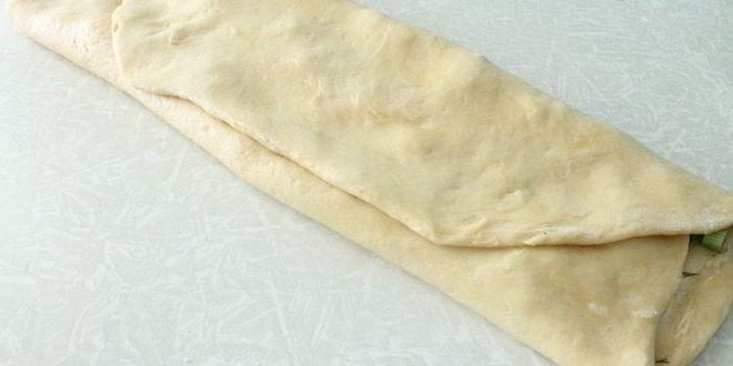 Рецепт слоек с зеленью