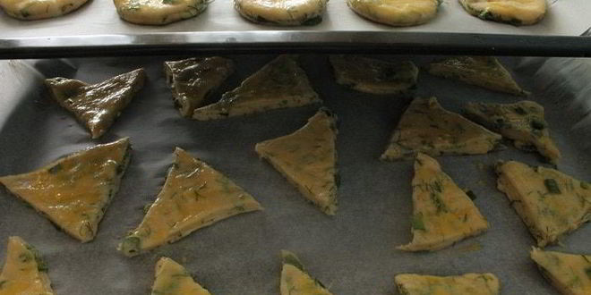 Рецепт слоек с зеленью