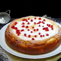 Рецепт Нежного творожника с яблоками