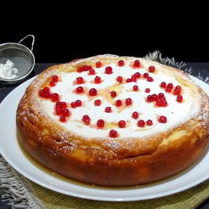 Рецепт Нежного творожника с яблоками