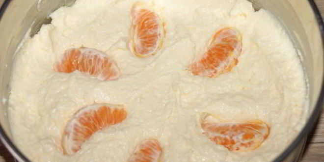 Рецепт сырника с мандаринами