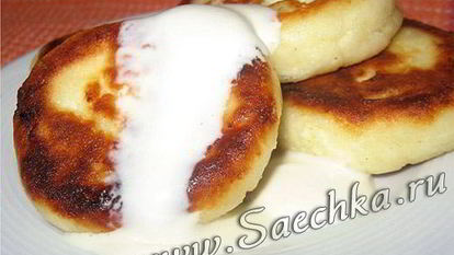 Рецепт Сырников из творога с мукой