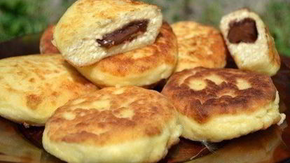 Рецепт Сырников с шоколадом