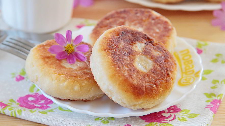 Рецепт сырников с яблоками