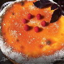 Рецепт Творожника с ягодной прослойкой и соленой карамелью