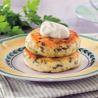 Рецепт Творожников с сыром и зеленью