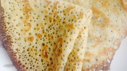 Рецепт Теста для блинов на кефире