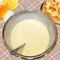 Рецепт Теста для блинов на молоке без яиц