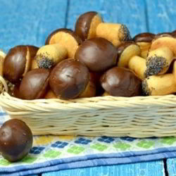 Рецепт Теста для грибочков в формочке