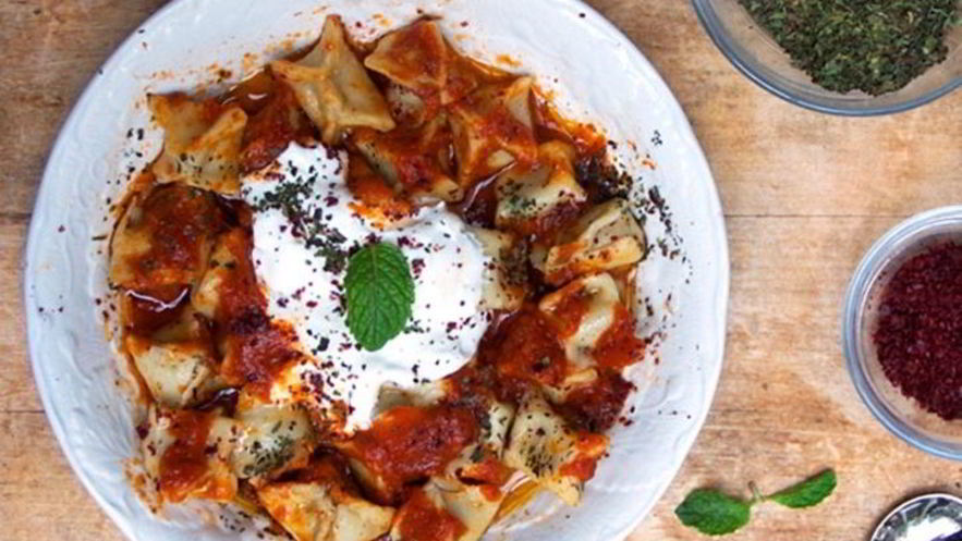 Рецепт теста для мантов с мясом