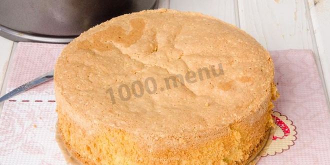 Рецепт бисквита классического в духовке