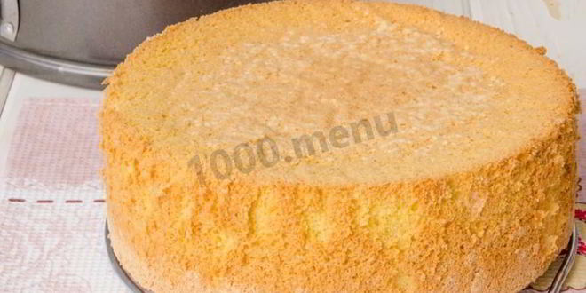 Рецепт бисквита классического в духовке