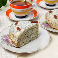 Рецепт Блинного торта с кремом