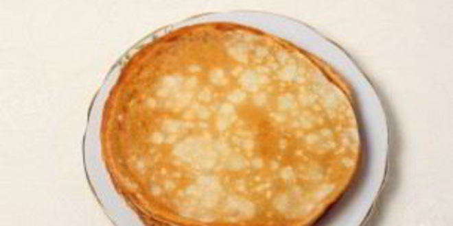 Рецепт блинного торта с кремом