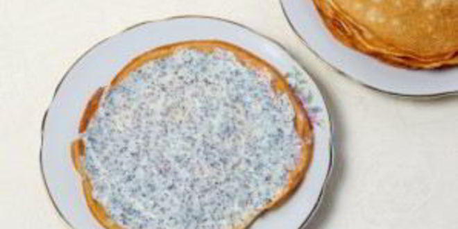 Рецепт блинного торта с кремом