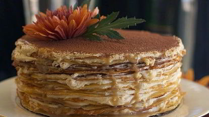 Рецепт Блинного торта с маскарпоне