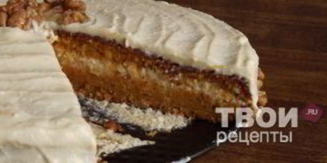 Рецепт морковного торта