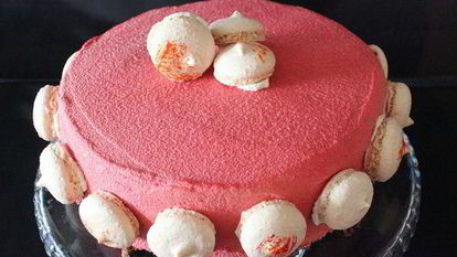 Рецепт Шоколадна-брусничного торт