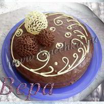 Рецепт Шоколадного торта с брусничным суфле