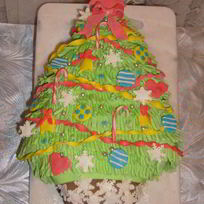 Рецепт Торта Новогодняя елочка