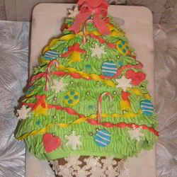 Рецепт Торта Новогодняя елочка