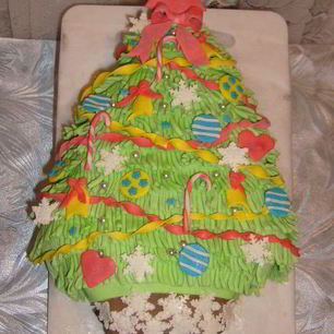 Рецепт Торта Новогодняя елочка