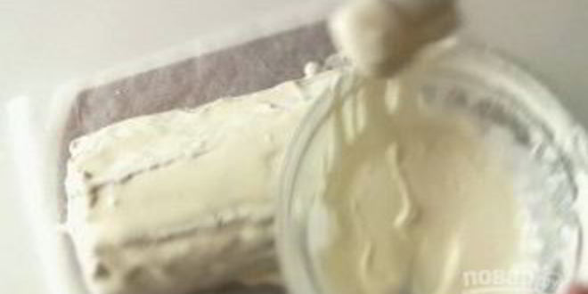 Рецепт торта полено