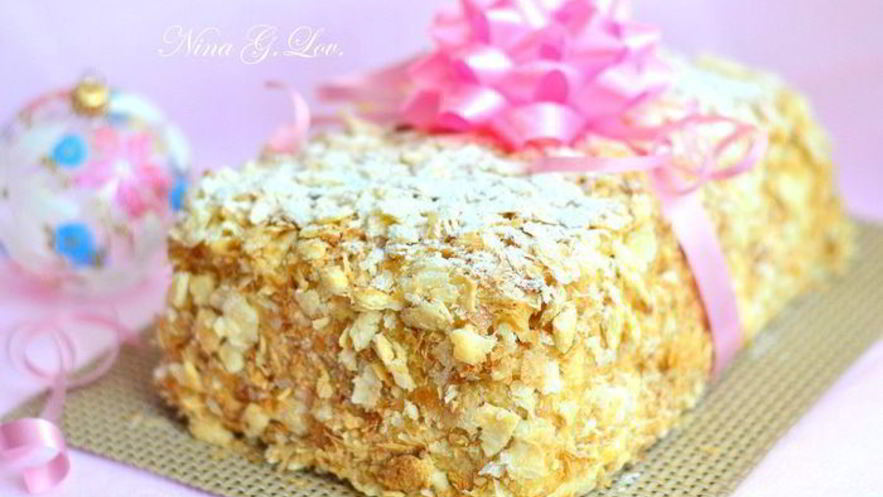 Рецепт торта праздничного наполеон