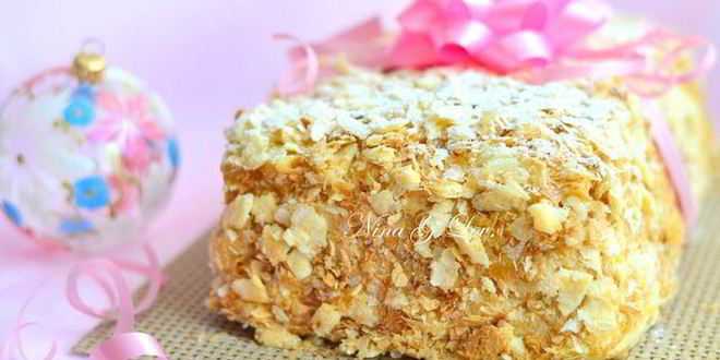 Рецепт торта праздничного наполеон