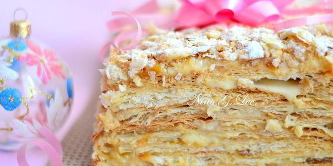 Рецепт торта праздничного наполеон