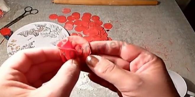 Рецепт торта с розами из мастики