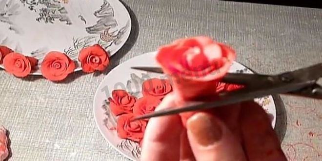 Рецепт торта с розами из мастики