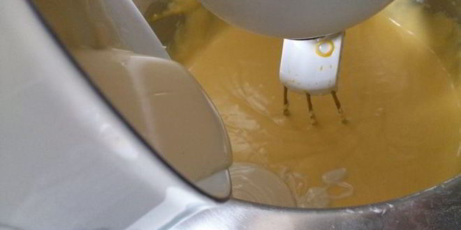 Рецепт золотистого торта