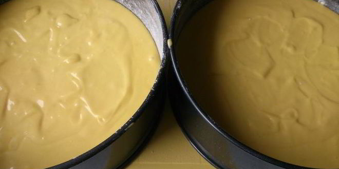 Рецепт золотистого торта