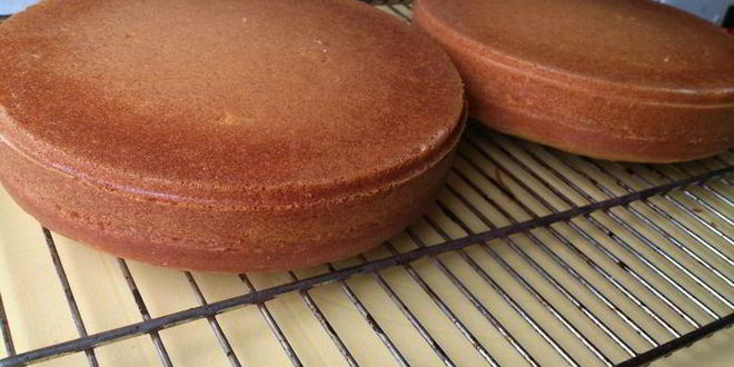 Рецепт золотистого торта