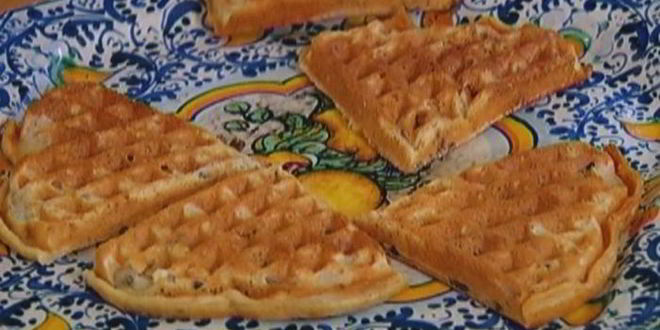 Рецепт бельгийских вафель с диким рисом