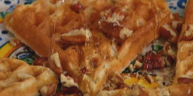 Рецепт бельгийских вафель с диким рисом