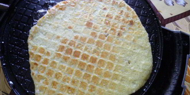 Рецепт картофельных вафель