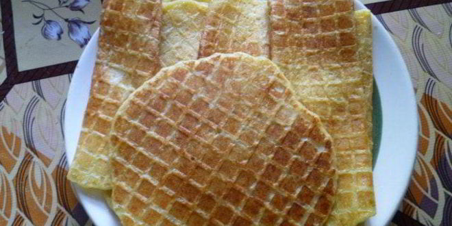 Рецепт картофельных вафель