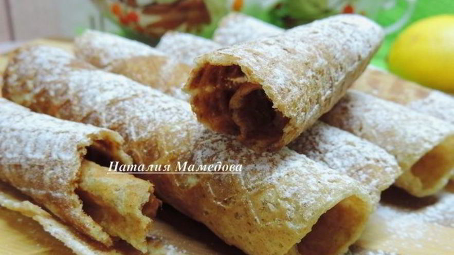 Рецепт хрустящих бананово-овсяные вафли