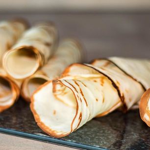 Рецепт Хрустящих сахарных вафель на сковороде