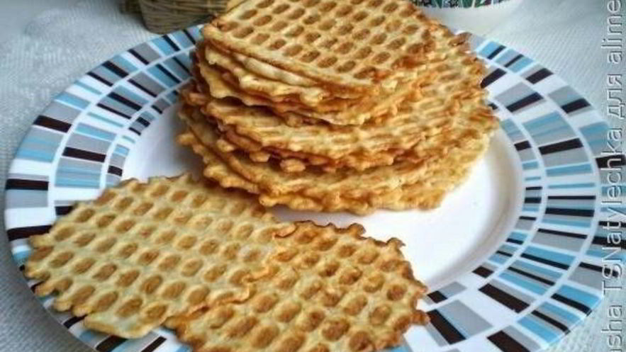 Рецепт сырных вафель
