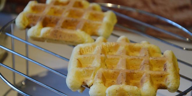 Рецепт творожных вафель в вафельнице