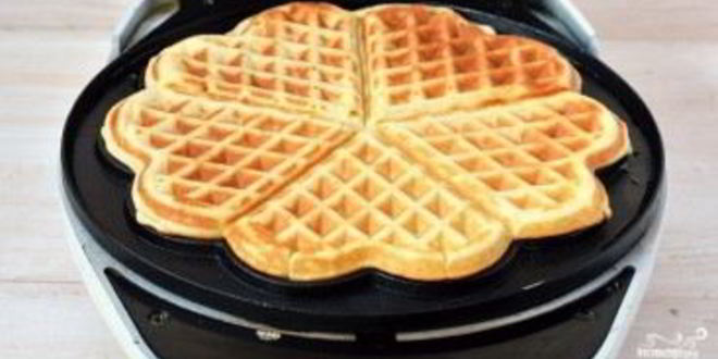 Рецепт творожных вафель