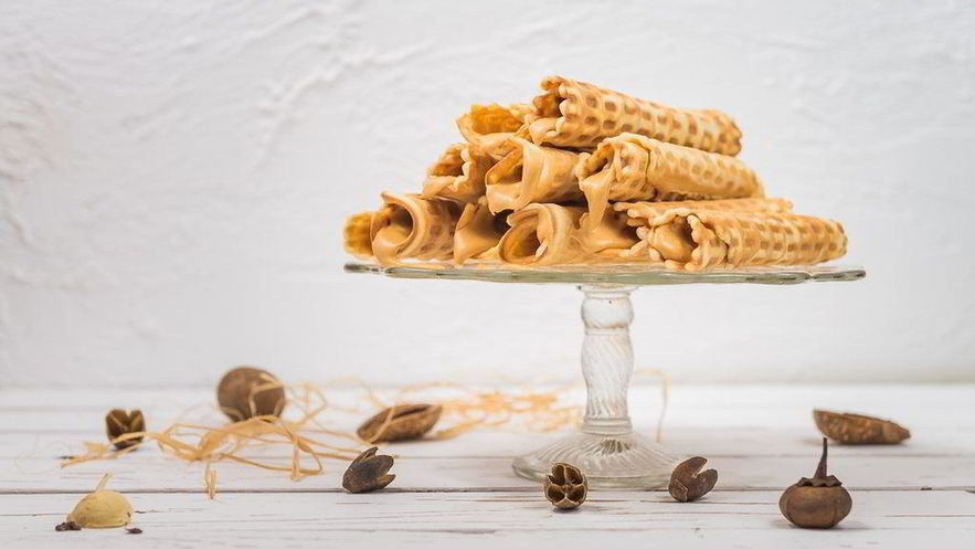 Рецепт вафельных трубочек мягких